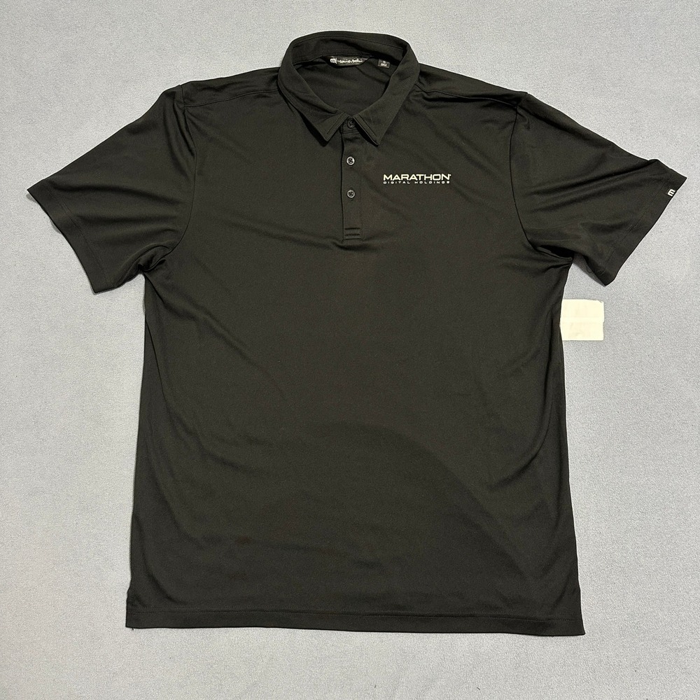 Lot of 3‎ Travis Mathew Polo Shirts Short Sleeve 2 Gray 1 Black Mens Size XL